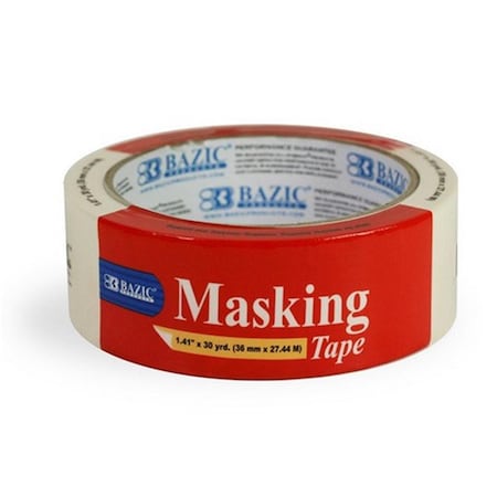 Bazic Products Bazic 1.41 X 1080 30 Yards General Purpose Masking Tape, 36Pk 953